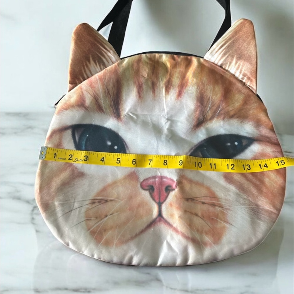 Adorable Feline Face Cat Carrier Tote